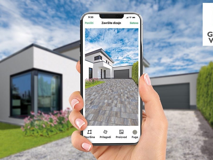 GardenVisions aplikacija na mobilnim uređajima
