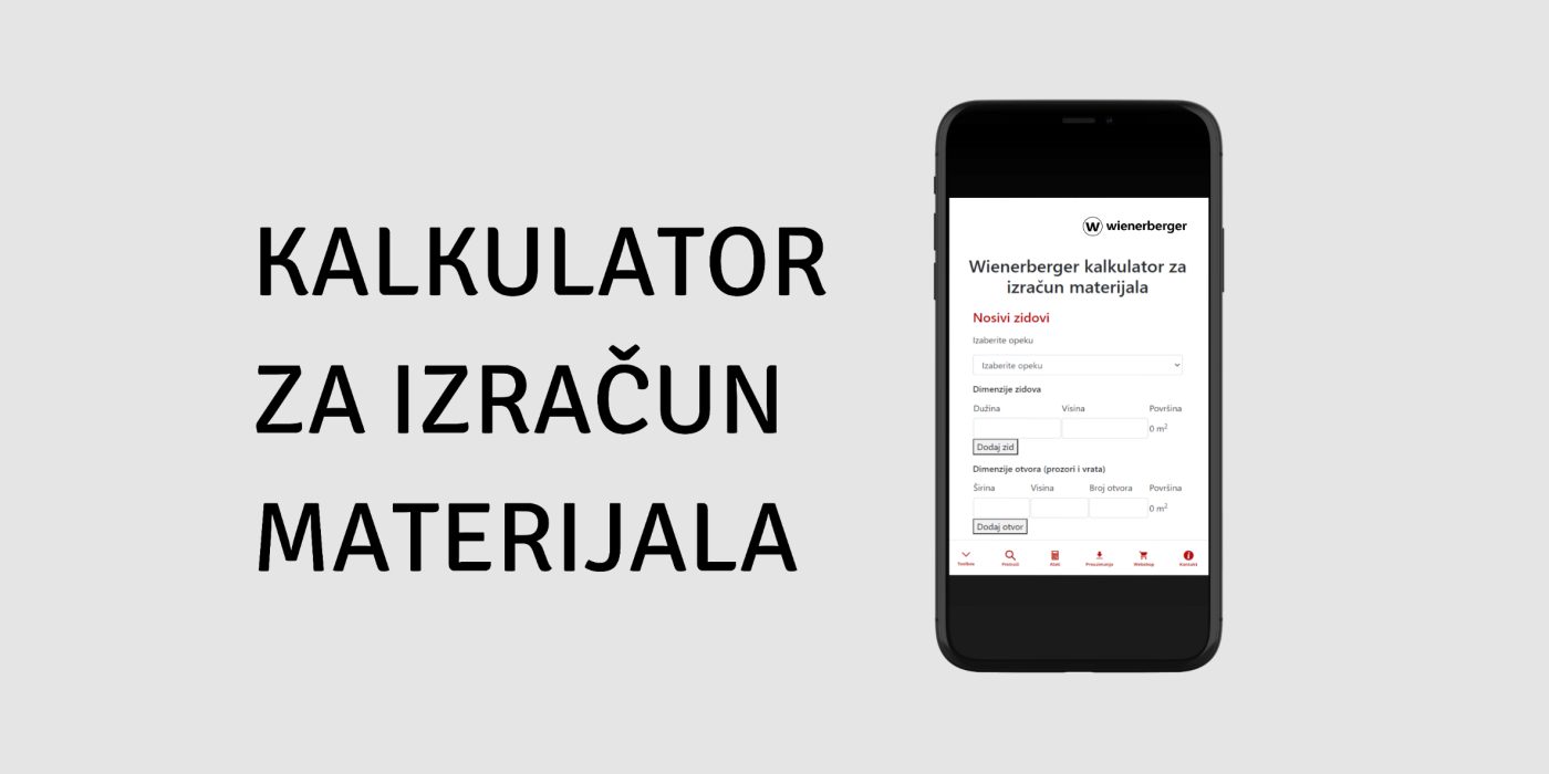 Kalkulator za izračun materijala
