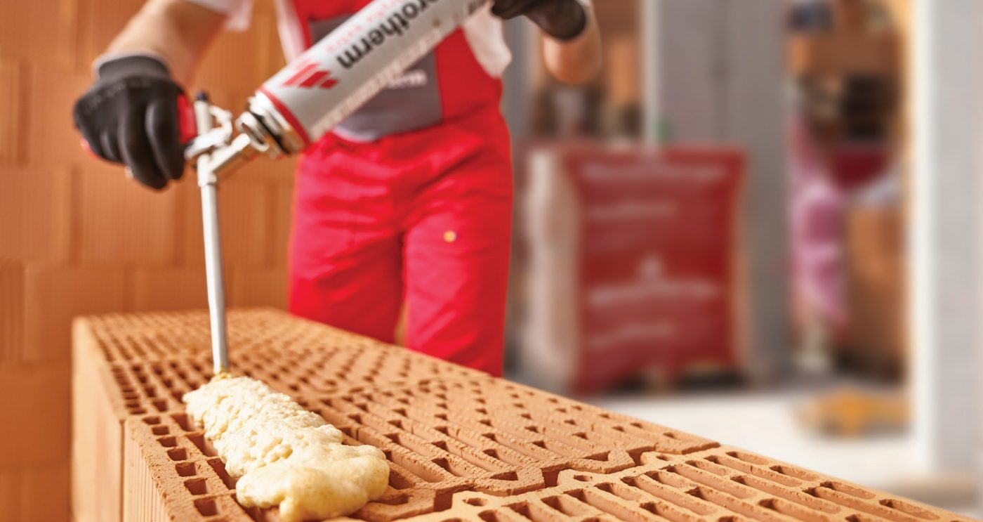 Korištenje Porotherm Dryfix ljepila u gradnji
