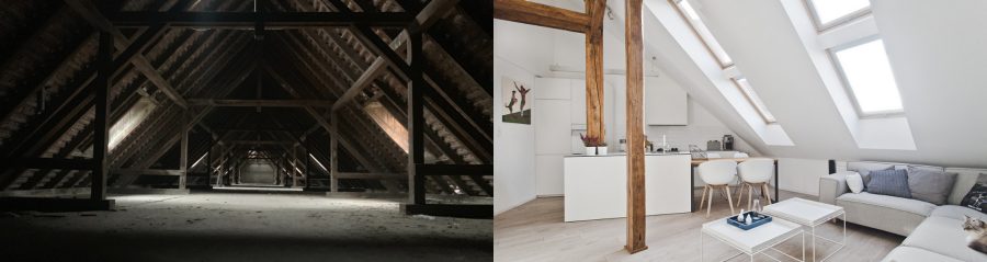 Staro zapušteno potkrovlje