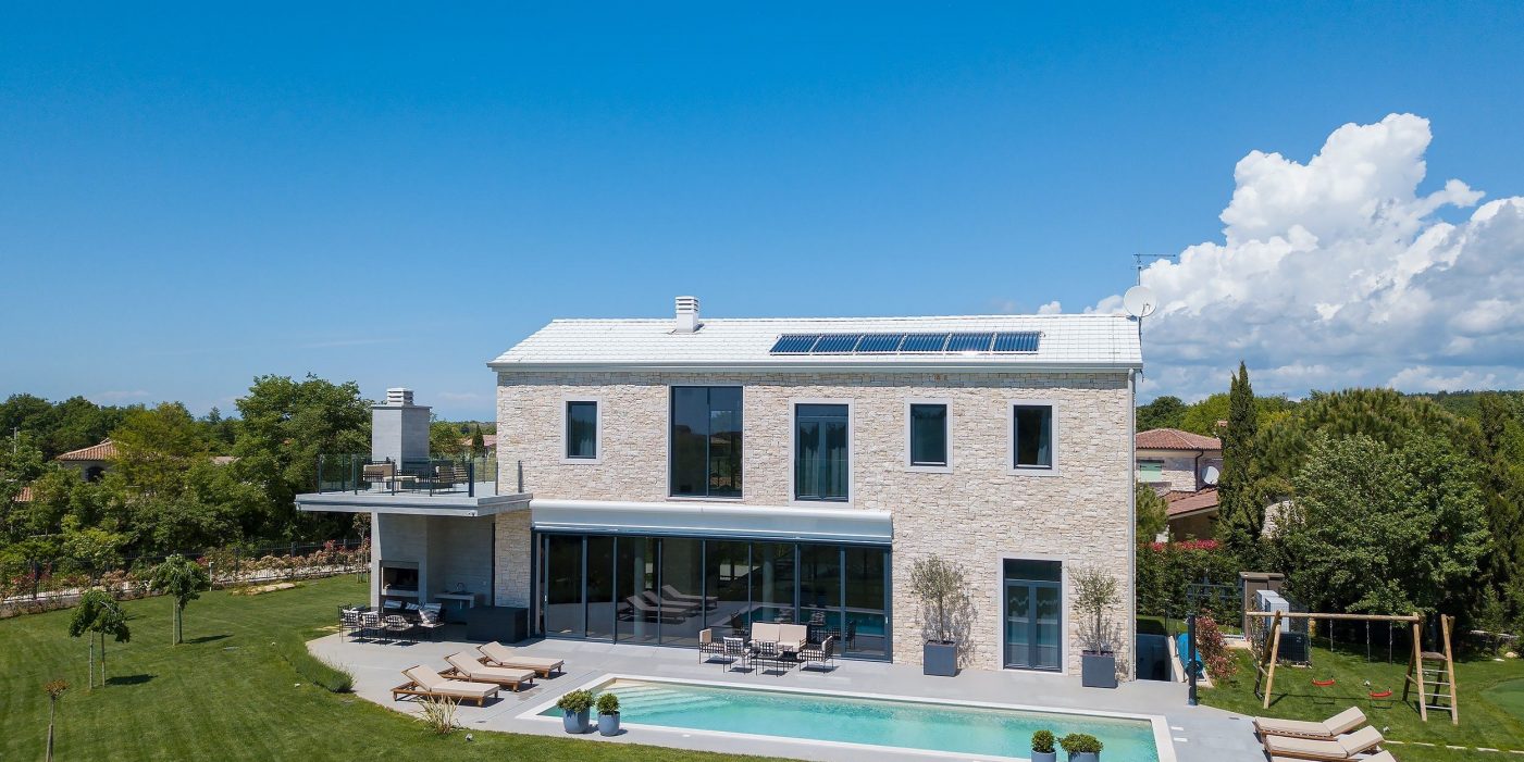 Tondach bijeli Contiton 9 crijep na referentnom projektu u Istri