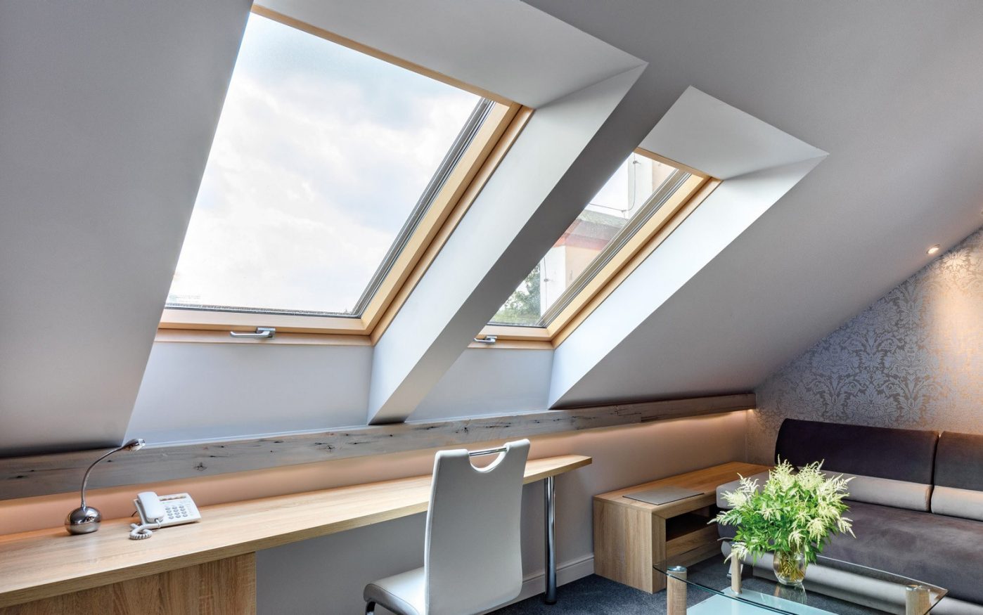 Tondach krovni prozori smješteni iznad radnog stola