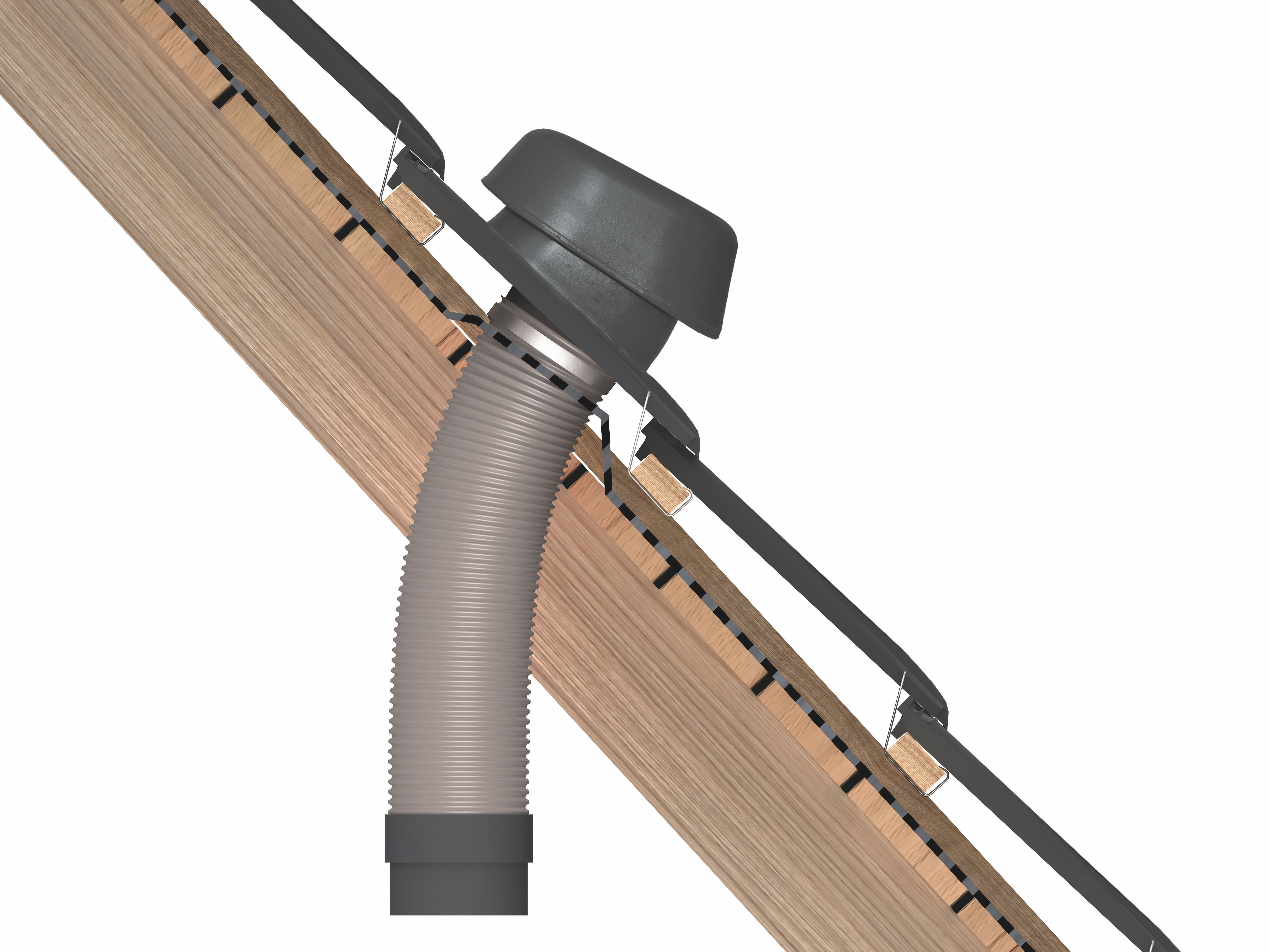 Prodor ventilacije kroz krov