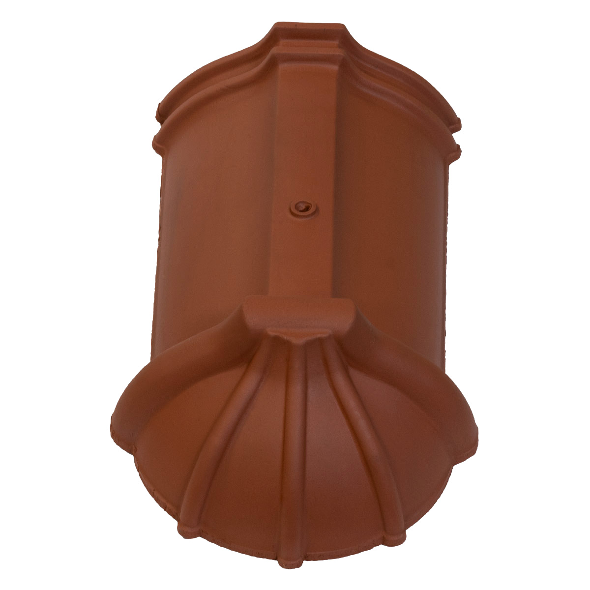 Početak grebena na bijeloj pozadini