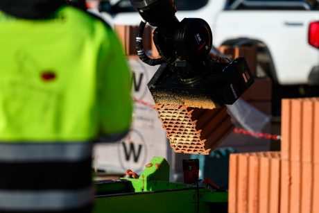 WLTR robot za zidanje na gradilištu