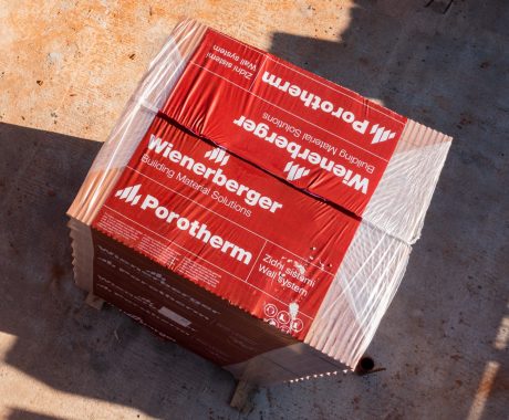 Porotherm 29 Expert: Zidanje na gradbišču v Juršincih (Slovenia), 13.2.2023