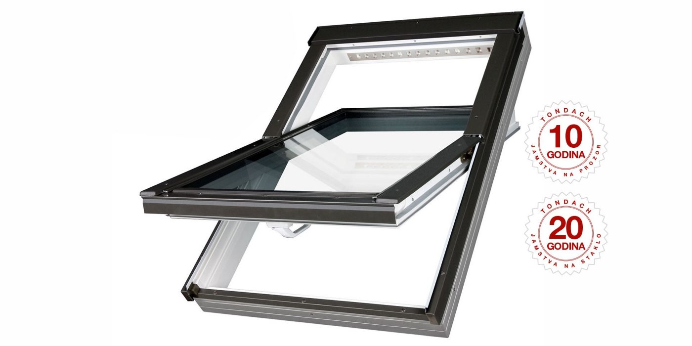 Tondach SmartPro PVC krovni prozor - dvoslojno staklo s PVC okvirom
