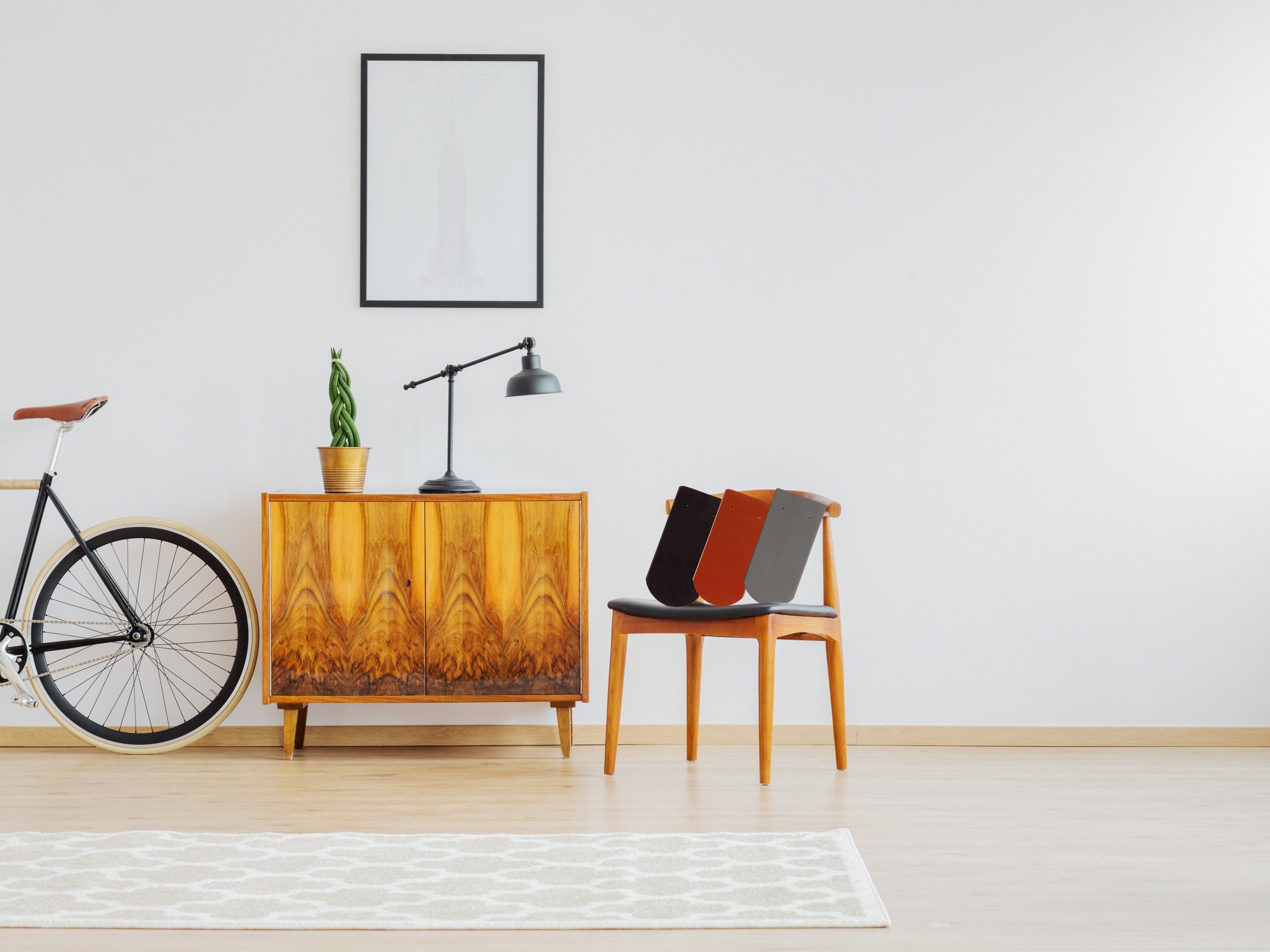 Moderni interijer s izloženim Tondach Biber crijepom