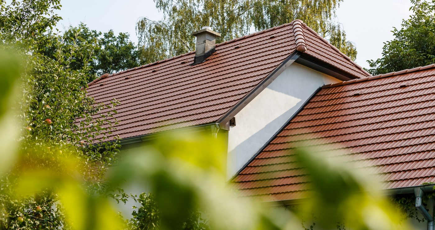 Tondach Traditon 9 Jupiter crijep - detalj površine žlijeba i središnjim hrptom