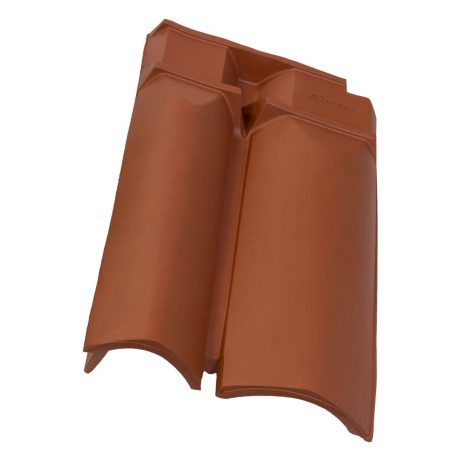 Tondach Veneton 11 rubni lijevi crijep za sljeme - završetak lijevog bočnog ruba na sljemenu