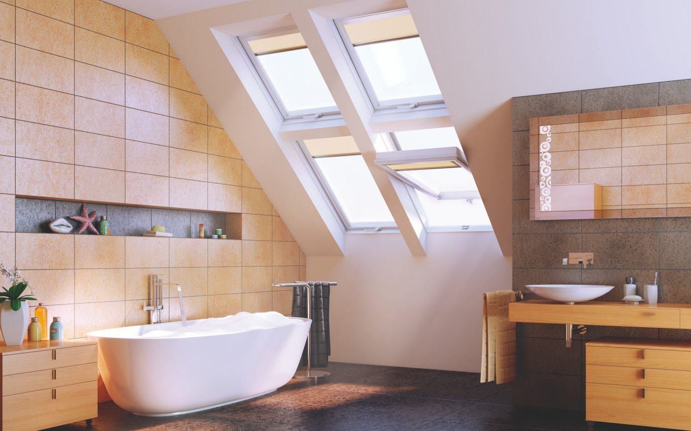 Tondach PVC krovni prozori u kupaonici