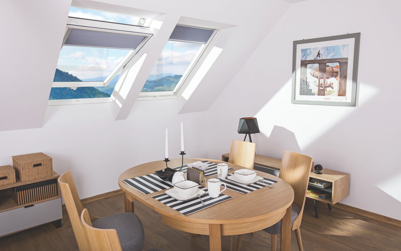 PVC Tondach krovni prozori u kuhinji