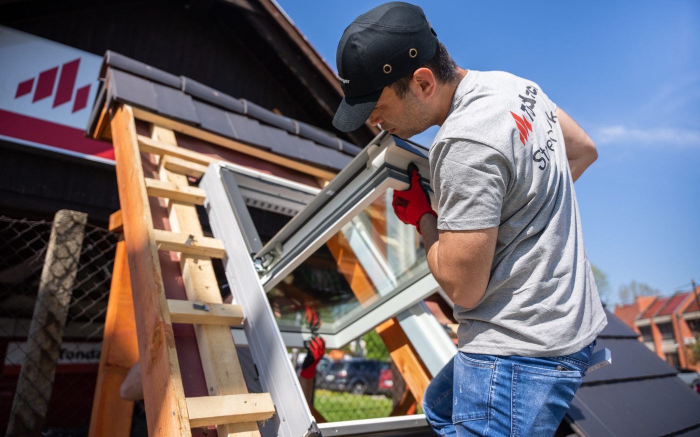 Montaža kovnih prozora EnergyPro L4 PVC u Križevcima, Slovenija