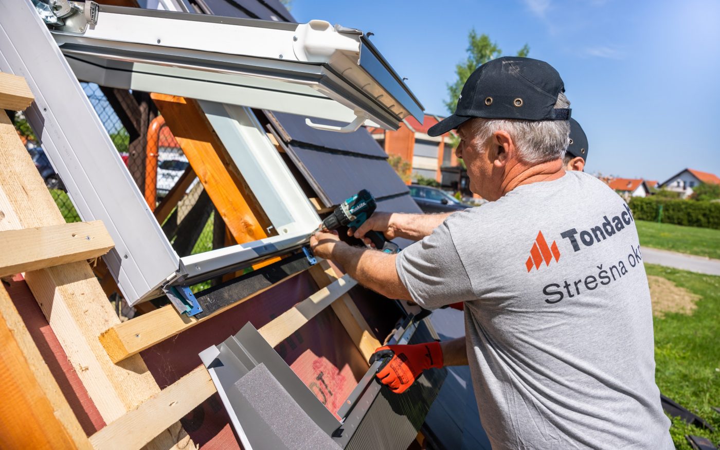 Montaža kovnih prozora EnergyPro L4 PVC u Križevcima, Slovenija