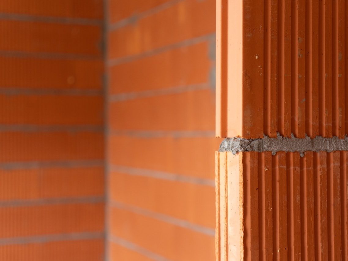 Installation supervision, Porotherm, Wall