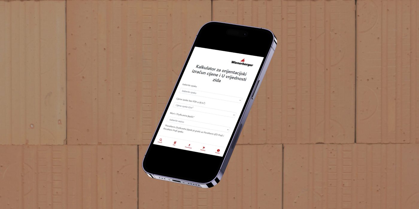 Kalkulator za zid - Porotherm