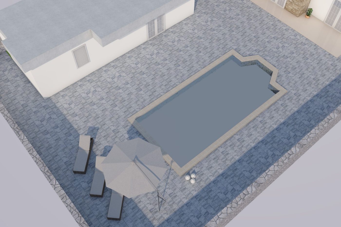 Semmelrock CAD odjel - vizualizacija uređenja oko bazena