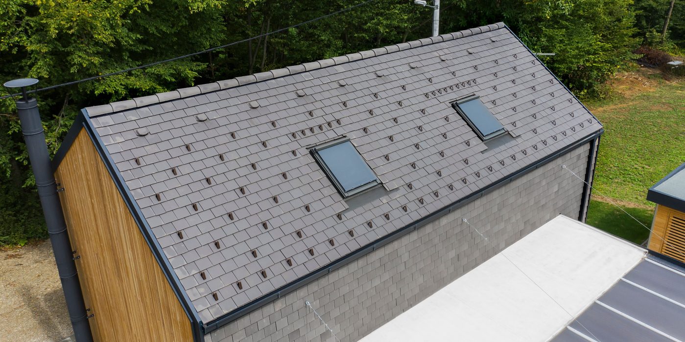 Tondach crijep na modernom objektu