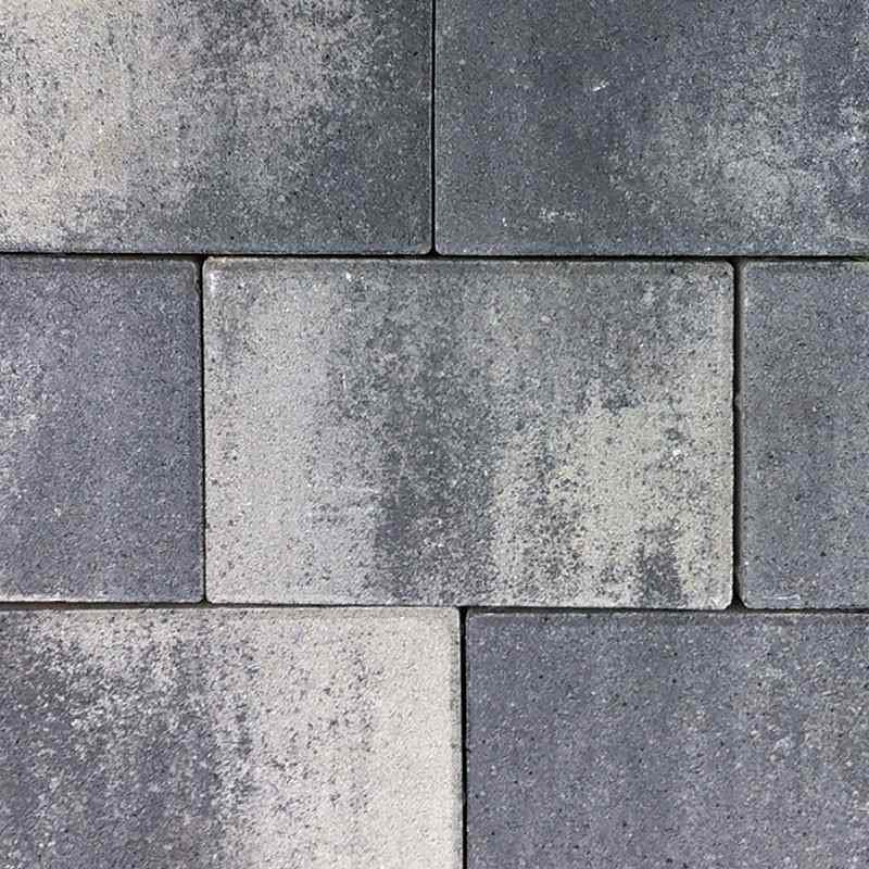 Rettango kombinirana forma sivo-crno-bijela