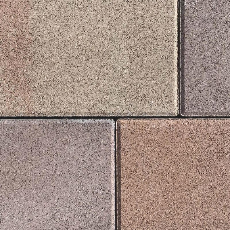 Semmelrock betonski opločnik Rettango kombinirana forma karamel mix