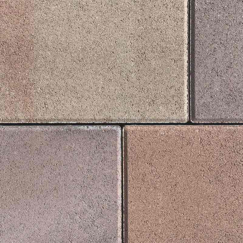 Semmelrock betonski opločnik Rettango kombinirana forma karamel mix