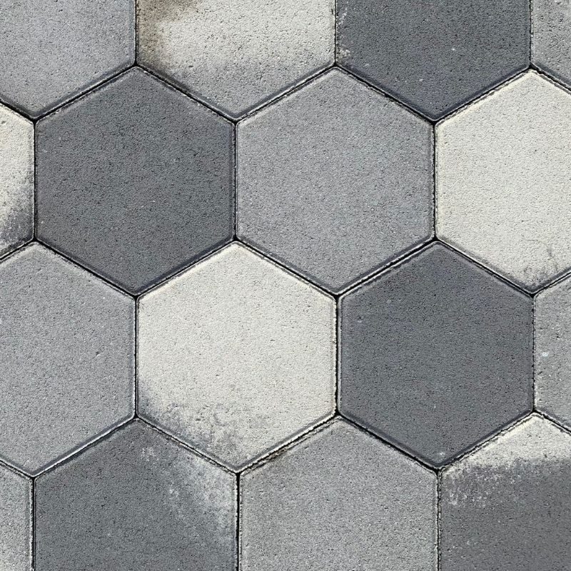 Šesterokut grafitni mix