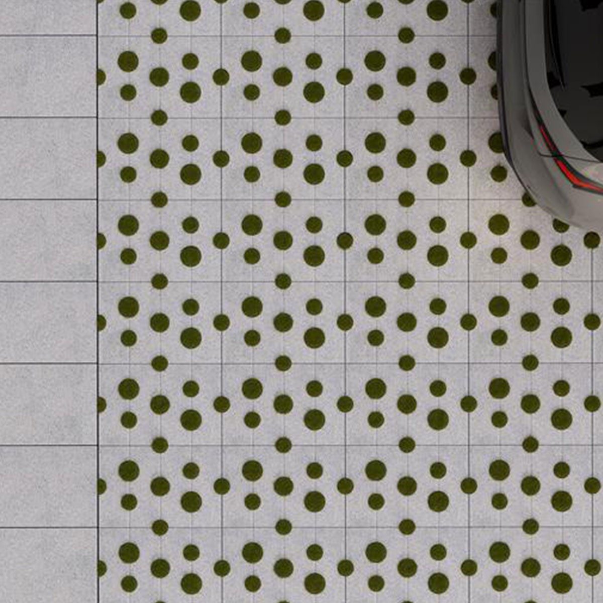 Betonski opločnik Circola siva, moderni inovativni betonski opločnik dizajniran za urbane i krajobrazne površine