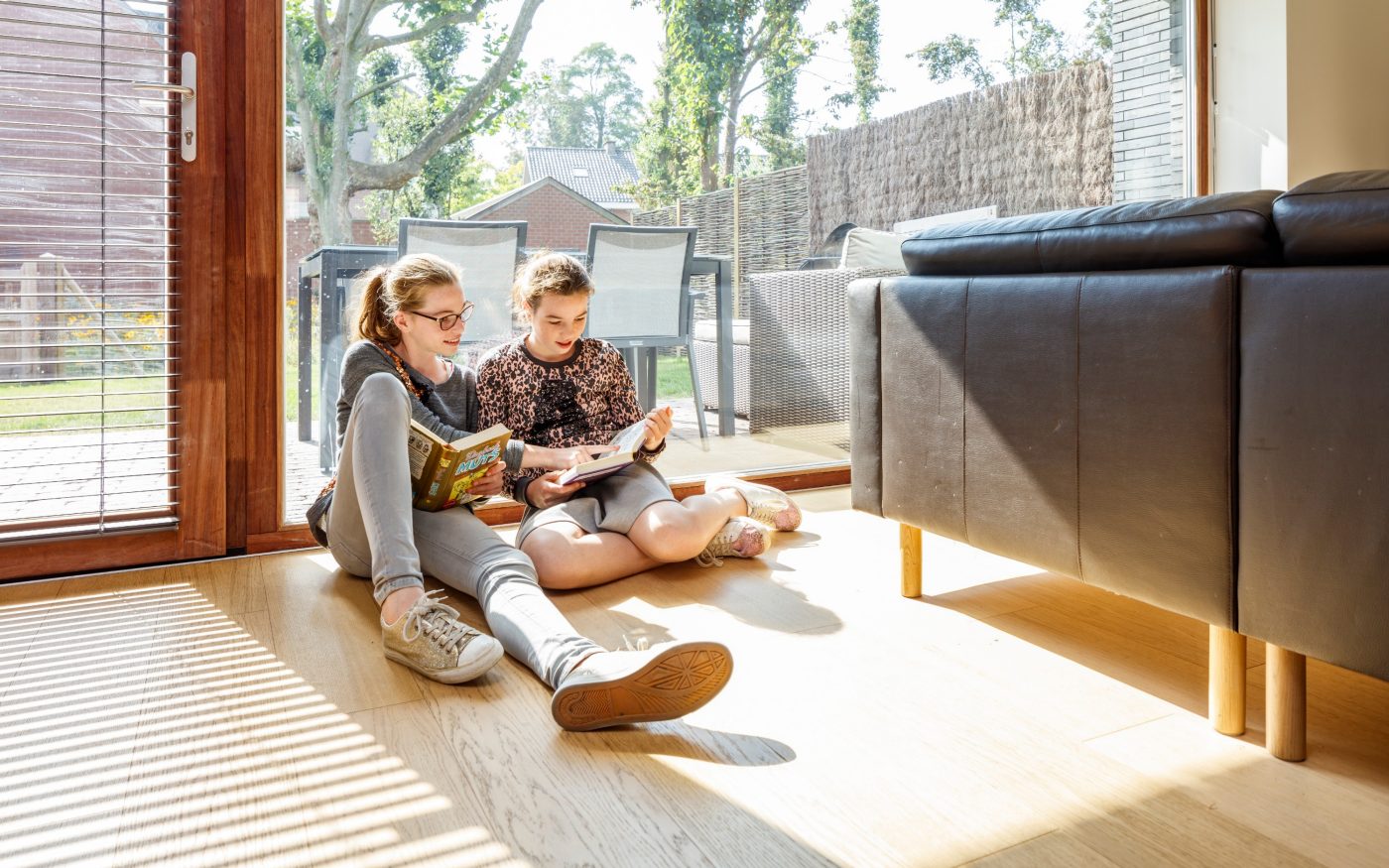 Residents of the Duurzame Wijk - children are reading