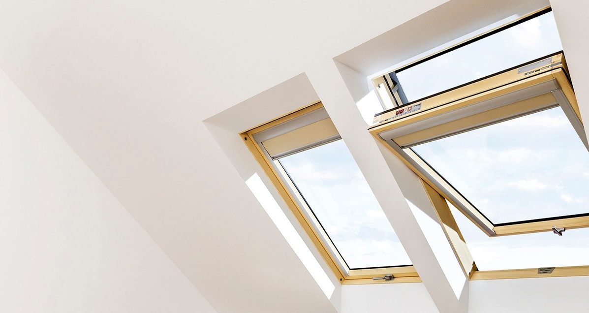 Drveni Tondach krovni prozor u dnevnom boravku