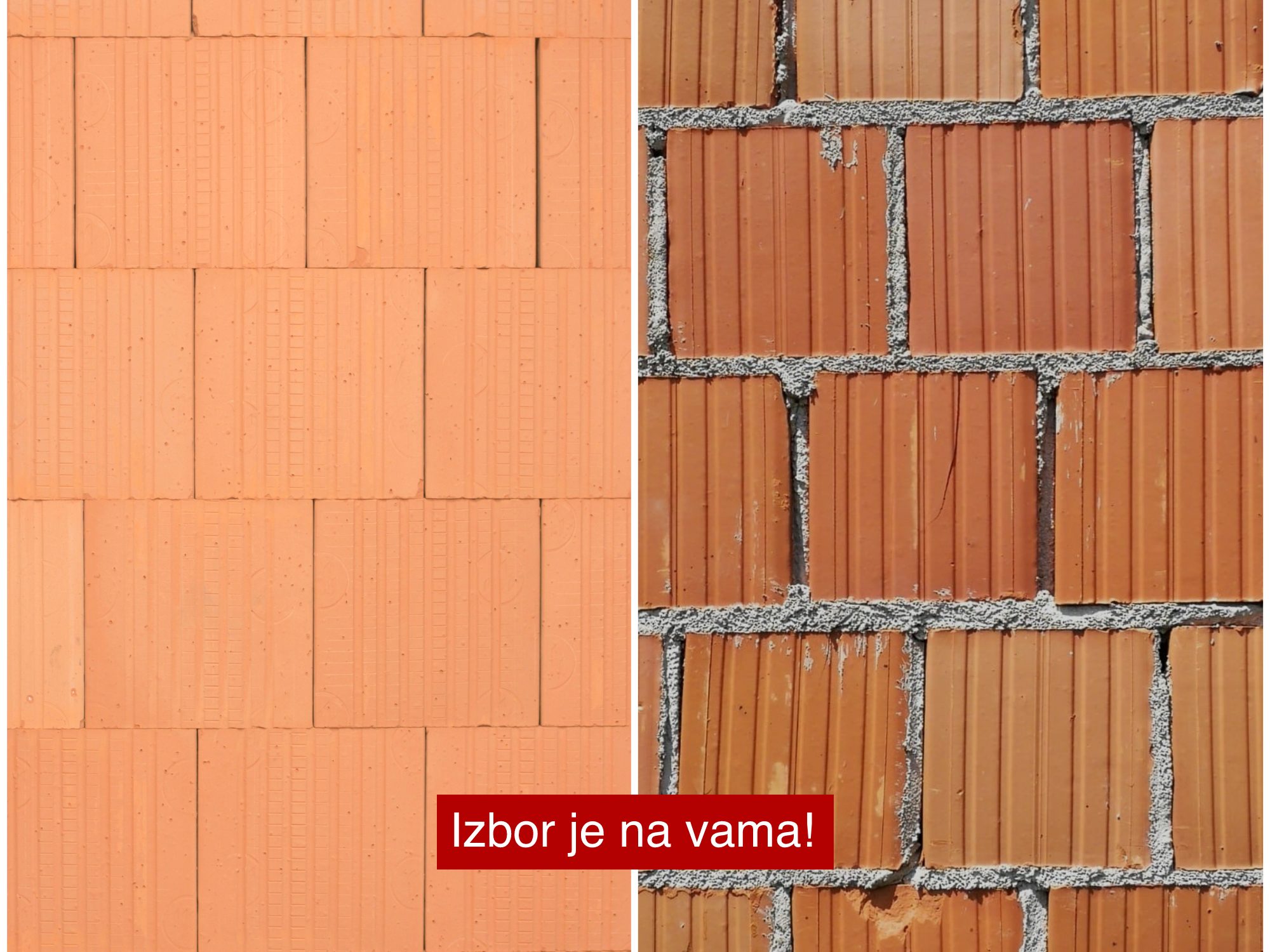 Usporedba klasičnog i Porotherm Profi sistema gradnje - suha gradnja bez morta