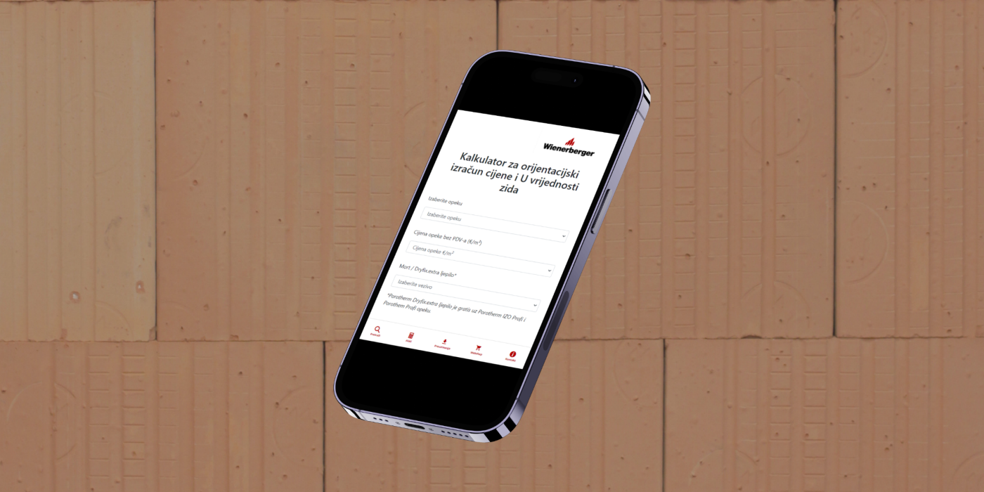 Porotherm kalkulator za izračun potrebnih količina opeke za vaš projekt